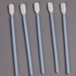 100mm Microfiber Polyester Tipped Swabs No Chemical Reaction Cleanroom Swab