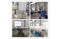 China PE / PPR / PERT Cool and Hot Water Plastic Pipe Extrusion Line Single Screw supplier
