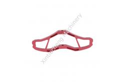 China CNC Machining Parts Custom Scooter Parts Aluminum Parts Processing Red Oxidation supplier