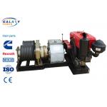 Rated Power 18kw Cableway Pulling Machine Equipment , 50 KN Cable Pulling Tools Equipment for sale