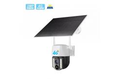 China 4G SIM Card Solar PTZ Camera WIFI Motion Detection Alarm CCTV Security Camera supplier
