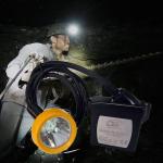 6.5Ah lithium battery rechargeable led miners lamp for sale