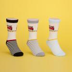 Eco - Friendly Soft Organic Toddler Socks With Breathable Absorbent Materials for sale