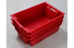 China Cheap stacked and nested food grade meat plastic container box supplier