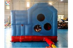 China Manufacturer Custom Color Splicing Inflatable Elastic House Trampoline supplier
