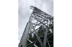 China ASTM123 Galvanized 110KV Power Distribution Steel Lattice Tower supplier
