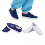 Cleanroom Breathable Anti Static ESD Shoes White ESD Safety Shoes for sale