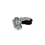 180° Rotation pulley Galvanized Hinge Pulley With Nylon Wheel Wall Mount Pulley for sale