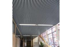 China 135mm Aluminum U Strip Ceiling PVDF Coating Sound Absorption supplier