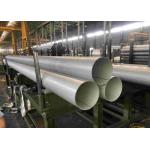 Polished Stainless Steel Pipe Tubing Round For Gas Pipeline / Building