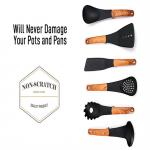 Non Stick Nylon Cooking Utensil Set Odorless Pigmentfree Heat Resistant