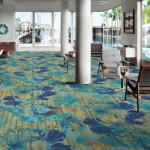 Wall To Wall Auditorium Nylon Printed Carpet With Stain Resistant for sale