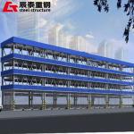 High Strength Steel Parking Garage Customized Metal Parking Structures for sale