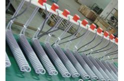 China L Shaped 1 Phase Spiral PTFE Immersion Heater For Plating Tank Solutions supplier