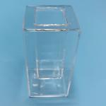 Double Wall Square Quartz Tube Good Soldering Skills Low Thermal Expansion Coefficient
