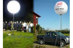 China Advertising Tripod Ball Moon Ballon Light 1m Event Inflatable LED 400W supplier