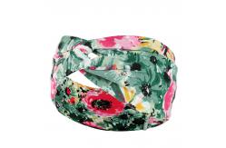 China Anti Sweat Women Head Scarves Unisex Yoga Headbands For Short Hair supplier
