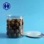 750ml Clear Plastic Cans Screen Print Food Grade Packing Bpa Free Empty Pet Can Easy Open Lid for sale