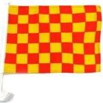 Custom Car Window Clip Flags Blank Sublimation Mini Polyester Car Flag for sale