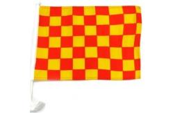 China Custom Car Window Clip Flags Blank Sublimation Mini Polyester Car Flag supplier