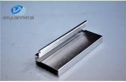 China 6463 Silver Brushing Aluminium Extruded Profiles For Windows And Doors supplier