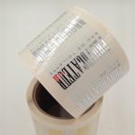 Premium Gold Foil Cosmetic Tamper Seal Stickers for sale