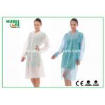 PP Or MP Or Tyvek Disposable Lab Coats With Snaps White/Blue/Red Fashion And Durable Use for sale