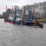 Solid Capacity 500cbm/h 16 Inch Sand Mud Dredging Vessel With Cummins Engine High Flow And Efficiency for sale