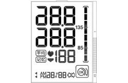 China Digital 7 Segment Lcd Module , Transparent Va Lcd Module Screen For Sphygmomanometer supplier