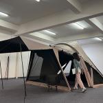 Shell Tunnel Family Camping Tent One Bedroom Pyramid Four Season