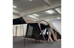 China Shell Tunnel Family Camping Tent One Bedroom Pyramid Four Season supplier