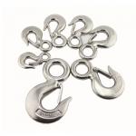 S320 Stainless Steel Lifting Eye Slip Hoist Hook Hardware US Type Drop Forged Rigging for sale