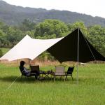 Thickened Oxford Cloth Lightweight Camping Canopy Multi Purpose Rainproof Sun Protection Awning