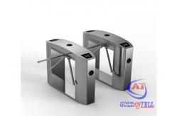China 304 Stainless Steel Tripod Barrier Gate Bridge Style Design / Scanner Windows Pedestrian Gate supplier