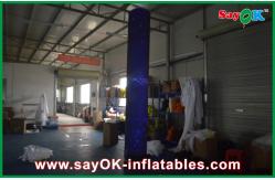 China 4m Decoration / Advertising Inflatable Columns With 500w Bulbs  Hangout supplier