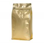 Reusable Aluminum Foil Bag Flat Bottom For Coffee Beans Offset Printing for sale