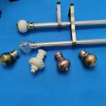 28mm Adjustable 7.2 Metre Steel Pipe Curtain Rods for sale