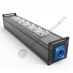 6-Port PowerCON Audio Distribution Output Box Screw-In Installation Aluminum Construction for sale