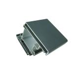 6063 T5 Aluminum Window Profile Color Powder Coated Surface Arabia for sale