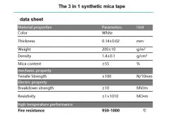 China YT Mica / The 3 in 1 synthetic mica tape for cables & wires supplier