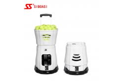 China AC Power Portable Tennis Ball Shooter Machine Horizontal Angle supplier