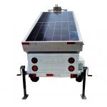 Environmental Protection And Energy Saving DC 24V Portable Solar Cctv Camera Trailer For  Parking Lot Monitoring for sale