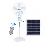 48inch Rechargeable Solar Standing Fan With Stand Plastic Electric Powered for sale