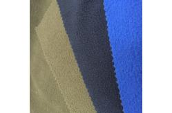 China Double Brushed Single Polyester Dyed Fabric Shake Polar Fleece 180GSM supplier