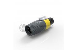 China Audio Signal Loudspeaker Connector Female Plug 4 Pin Plastic Connector supplier