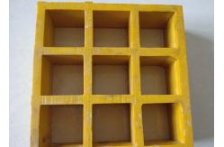 China 50x50 Yellow Walkway Frp Molded Grating Panels supplier