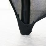 The Black Smooth fabric washable and adjustable suitable  lash bed Elastic bed Bedspread