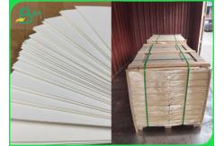 China Natural White Absorbent Paper Sheets For Coasters 1.0mm 1.2mm supplier