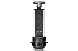 China Pulling Up Pop Up Socket  , 3.5'' Pop Up Kitchen Socket Plastic Structure supplier