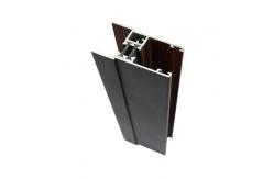 China Multifunctional Rectangle Wood Finish Aluminium Profiles For Glass Windows supplier